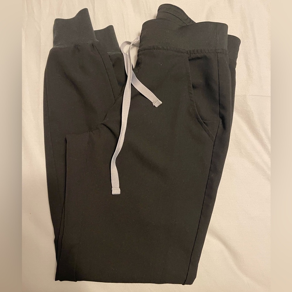 Figs Black Joggers